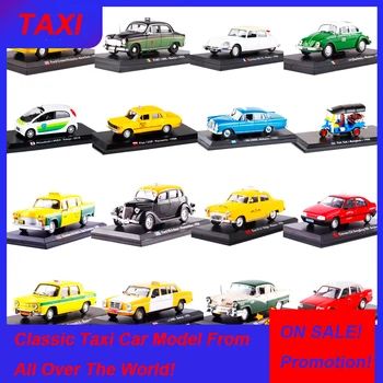 

1:43 Scale Diecast Alloy Classic FIAT FORD Checker Gaz Renault Cab Taxi Car Truck Car Model Auto Metal Vehicles Toys Collection