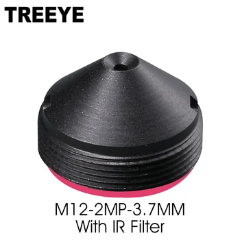 HD 2.0 메가 픽셀 3.7mm 핀홀 렌즈, CCTV 보안 카메라 용 IR 필터 포함 M12 마운트 F2.0 조리개 고정 조리개 1/3 