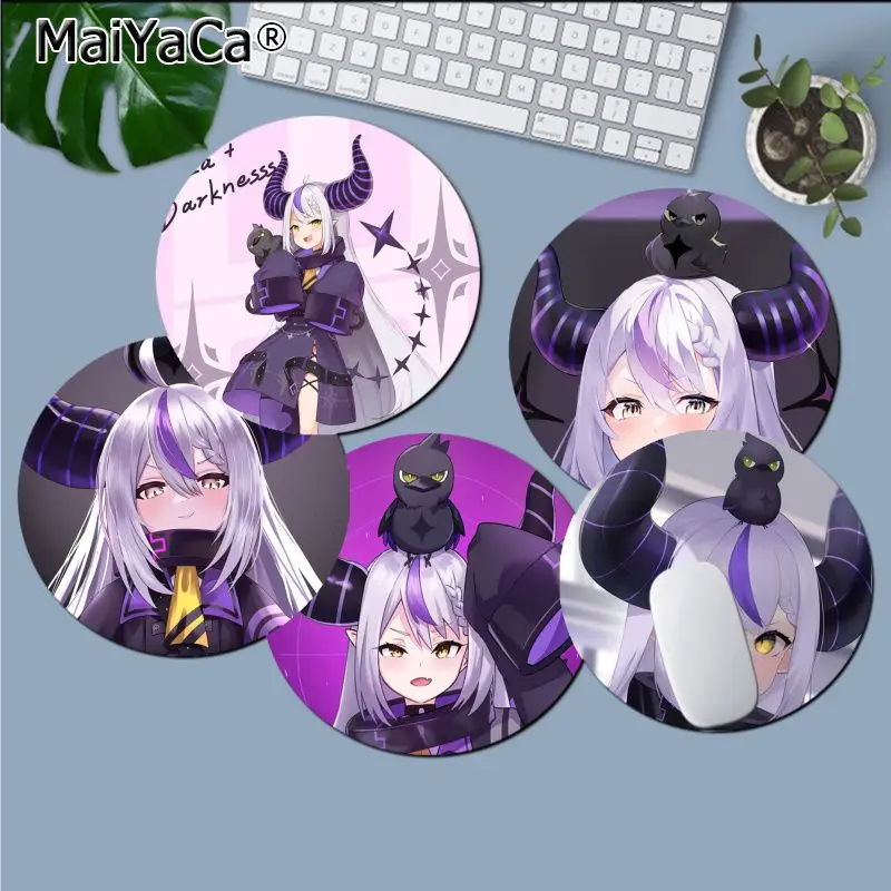 

La Darknesss Virtual Youtuber Gamer Speed Mice Retail Small Rubber Mousepad Anti-Slip Laptop PC Mice Pad Mat gaming Mousepad