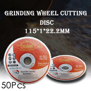 

50Pcs 115*1.0*22.2mm Cutting Wheel Grinding Wheel Metal Stainless Steel Cutting Disc For Angle Grinder Saw Grinder