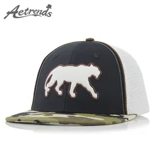 [AETRENDS] Мужская и женская тактическая камуфляжная сетчатая бейсболка в стиле хип-хоп, бейсболки, Z-9958