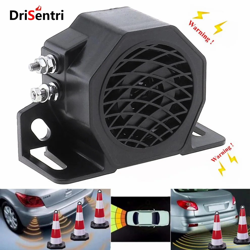 

Black 105dB Reversing Back up Alarm Horn Speaker for Motorcycle Car Vehicle New Listing