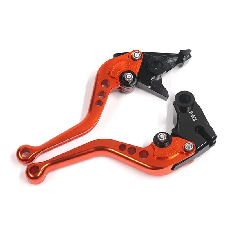 CNC регулируемые мотоциклетные тормозные рычаги сцепления для Triumph SPEED TRIPLE R- 16 17 - Цвет: orange ordinary