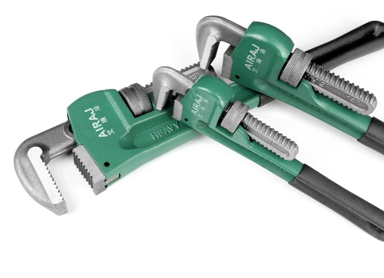 AIRAJ 8/10/12 Inch Pipe Wrench Industrial Heavy Duty Pipe Pliers Adjustable Anti-Corrosion Rust and Plumbing Wrench Repair Tools AIRAJ 8/10/12 Inch Pipe Wrench Industrial Heavy Duty Pipe Pliers Adjustable Anti-Corrosion Rust and Plumbing Wrench Repair Tools
