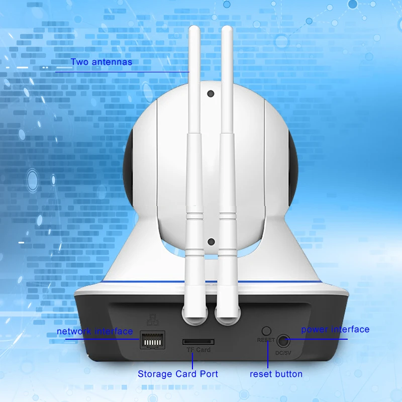 PTZ Panorama камера HD 720P 3MP Домашняя безопасность Wifi ip-камера крытое Ночное Видение видеонаблюдения CCTV Детский Монитор iCsee