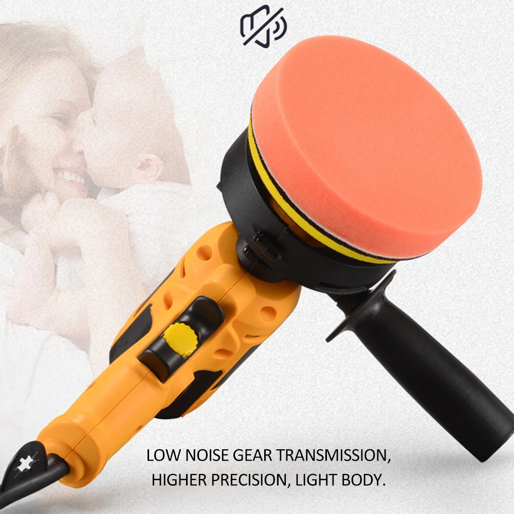 KKmoon 700W Car polishing machine Adjustable Speed Car Waxing Sealing Glaze Electric Polisher for Metal and Furniture cars tools