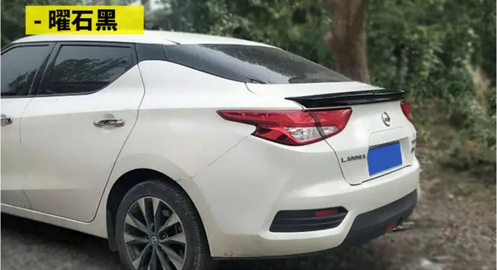 ABS Краски Автомобиля Заднее Крыло багажника выступ Спойлеры насадка для Nissan LANNIA