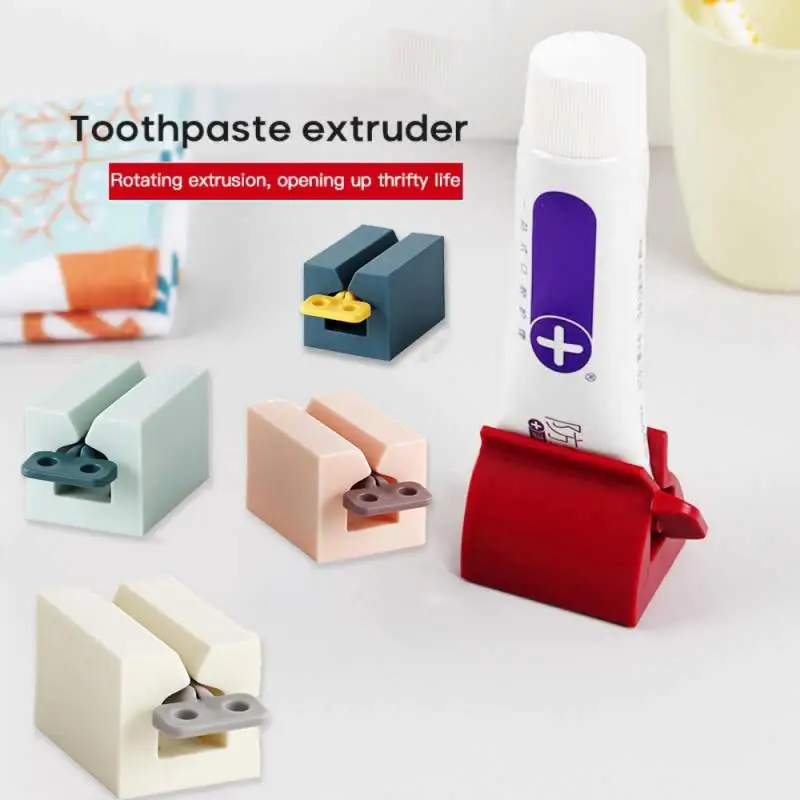 Dispositivo dispensador de pasta de dientes, soporte multifuncional de plástico, exprimidor, prensa para accesorios de baño