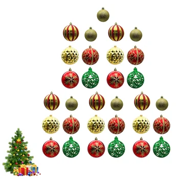 

31 Pcs Christmas Tree Pendant Christmas Ball Set (Mixed)