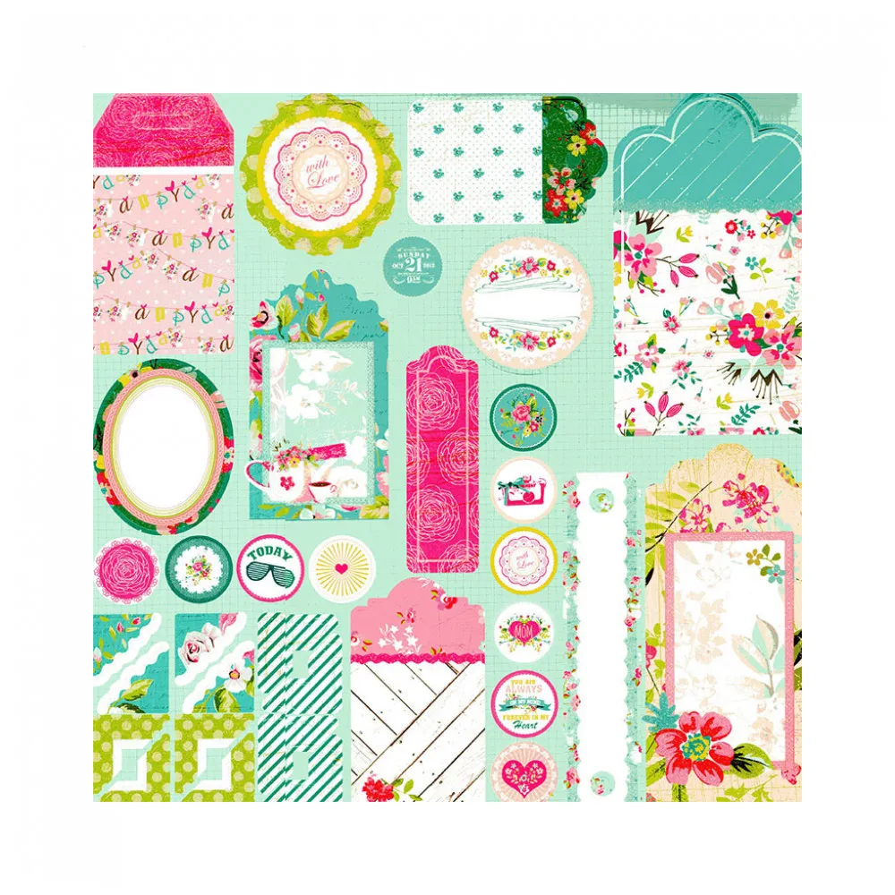Набор бумаги Perfect Craft "Цветущее лето" 30,5*30,5 см