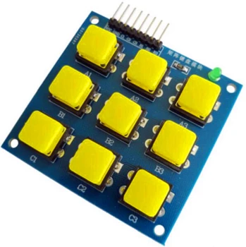 

ST010 large square button with cap / 3X3 matrix keyboard / key module / manual keyboard