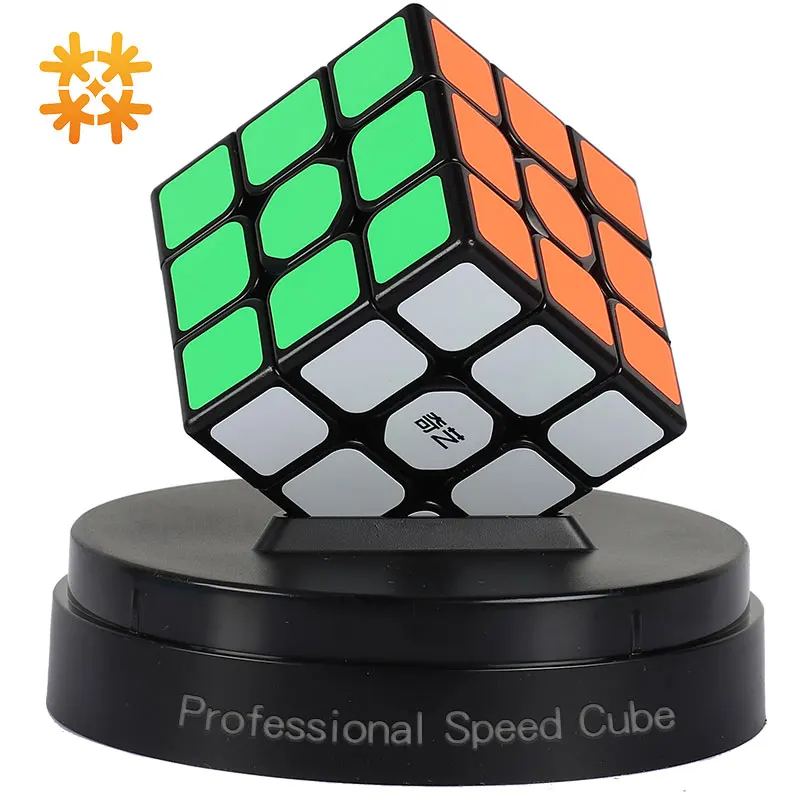 Qiyi профессиональные кубики Rubi Волшебные скоростные магические Кубики-пазлы трехслойный куб пазл игрушки для детей игрушки для непоседы