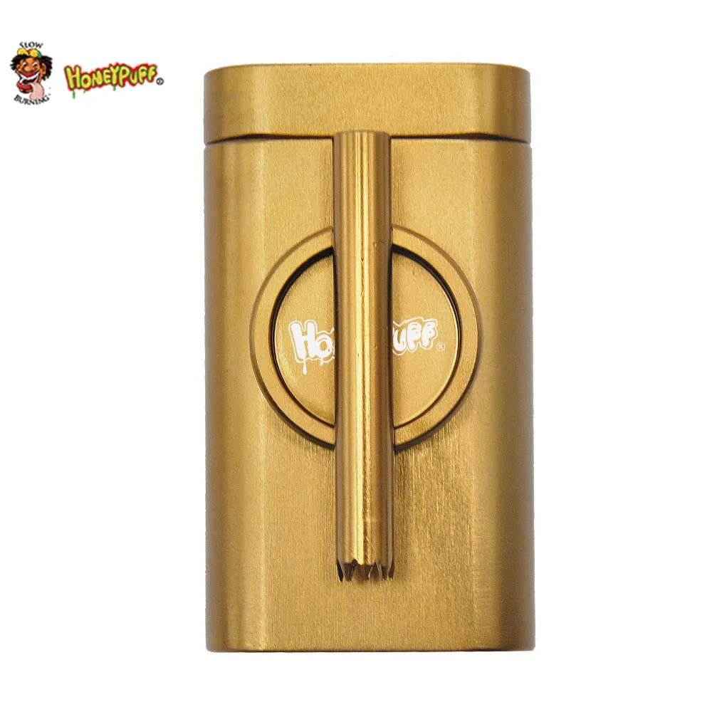 Honeypuff алюминиевый травяной Точильщик Pinch One htter & Dugout чехол для трубы с хранения