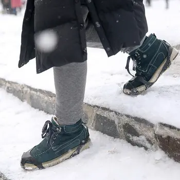

Outdoor 10 Tooth Cramps Ten Nail Shoe Cover Snow Mud Road Anti-Skid Shoe Cover Ice Surface Anti-Fall Ten Tooth Ice Catch