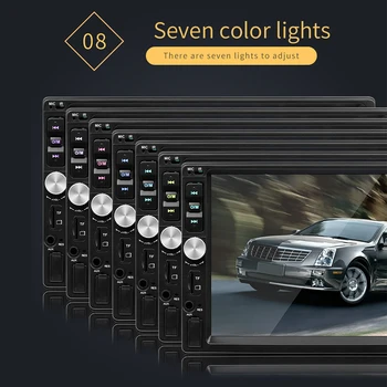 

2-Din Car Radio 7" HD Touch Screen MP5 Player Car Autoradio with Rear View Camera Remote Control SD/FM/MP4/USB/AUX/BT