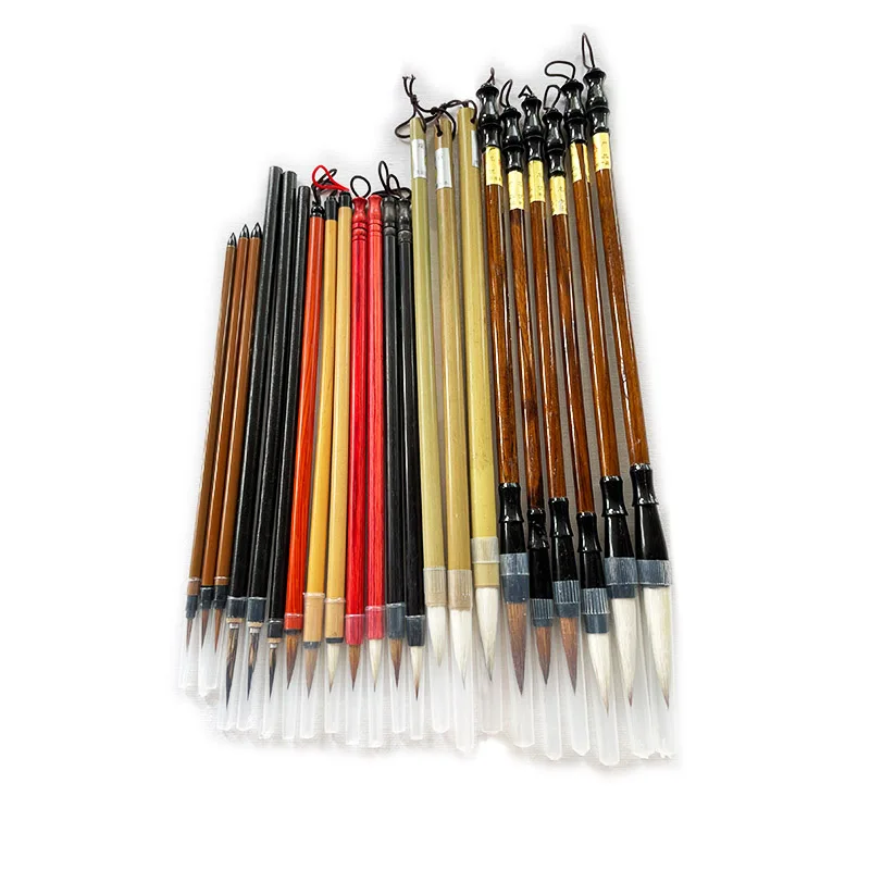 Calligraphy Chinese Traditional Calligraphy Set Brush Landscape Painting Brush Weasel Hair Pen Writing Set for Students