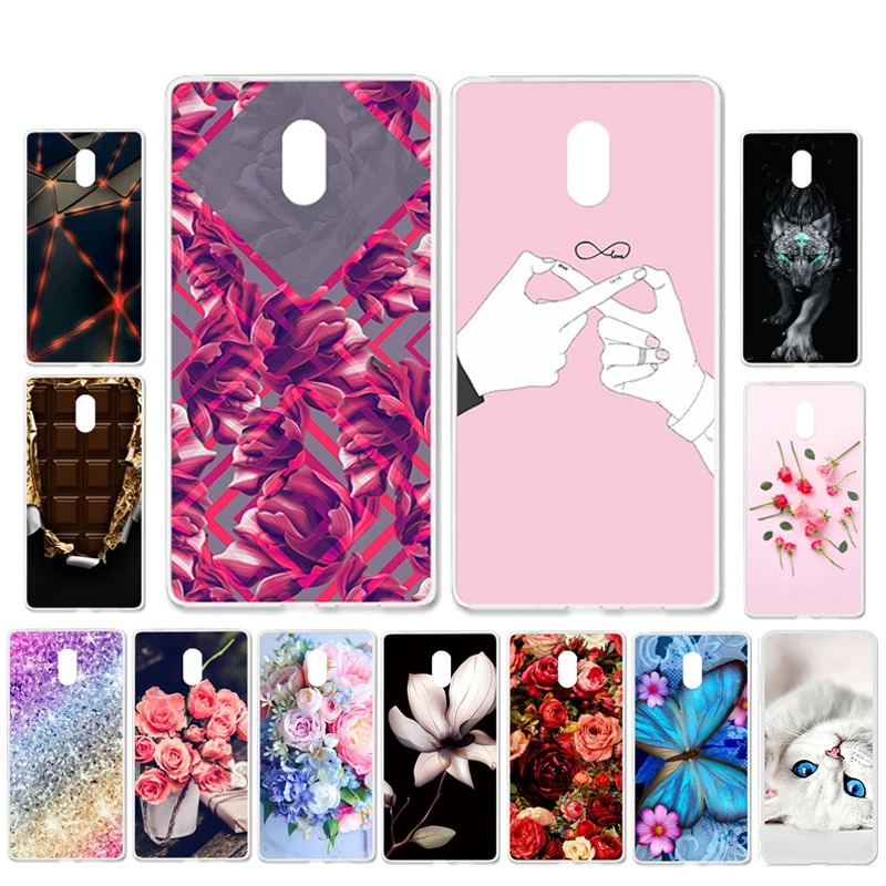 Силиконовый чехол Ojeleye DIY с узором для Nokia 3 мягкий из ТПУ рисунком телефона чехлы