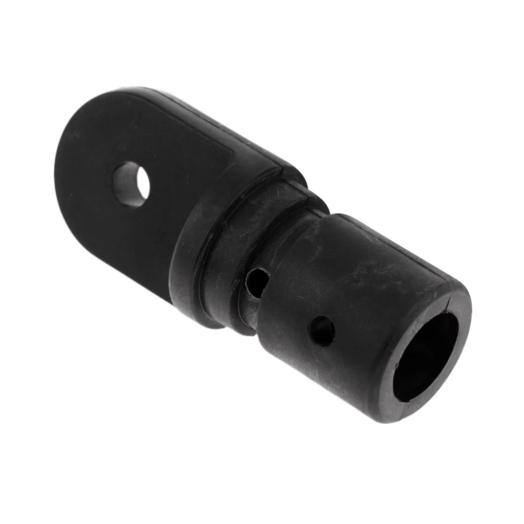 4 Pieces Black Strong Nylon Marine Boat Bimini Top Cover / Canopy 22mm 7/8'' Tube Eye End Insert