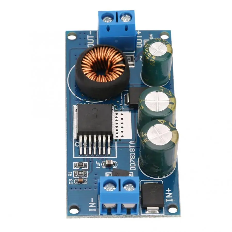 2.1A dc-dc высоковольтный понижающий модуль питания вход 10-80 в понижающий модуль питания защита на выходе