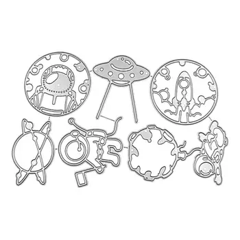 

Planet Metal Cutting Dies Stencil Scrapbooking DIY Album Stamp Paper Card Emboss E15B