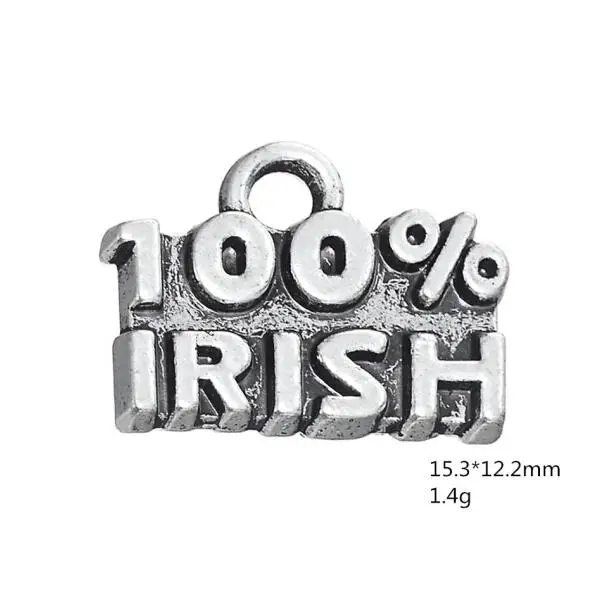 Metal 100% Statement POLISH GERMAN IRISH Letter Charm | Украшения и аксессуары