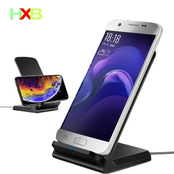 チーユニバーサル電話ワイヤレス充電器サムスンギャラクシー S6 S7 注用スタンド 5 ワイヤレス高速充電パッドワイヤレス充電器
