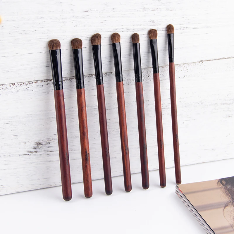 Anmor Eyeshadow Brush Set 7PCS Professional Makeup Brushes For Eye Make Up Soft Pony Hair Cosmetic Kit Tools Pinceaux Maquillage