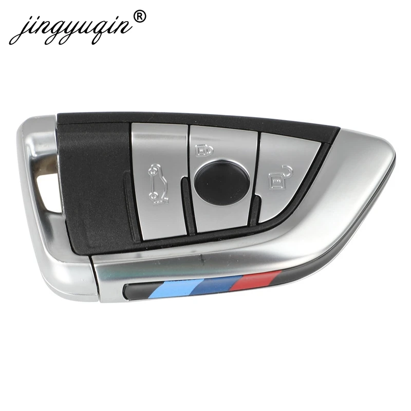 JINGYUQIN SMART 3/4 BUTTONS 433MHZ PCF7953P CAR REMOTE KEY KEYLESS ENTRY FOB FOR BMW F FEM CAS4 CAS4+ 5 7 SERIES X5 X6 BLACK PCB