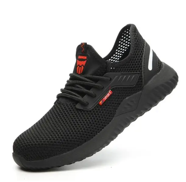 Work Safety Shoes Anti-Smashing Steel Toe Puncture Proof Construction Lightweight Breathable Sneakers Boots Men Women Air Light Breathable