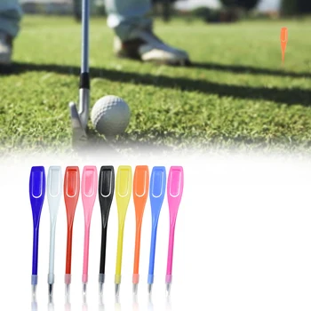

50pcs For Traininng Score Pencil Record Accessories Mixed Colors With Clip Portable Tool Pens Lead Golf Mud