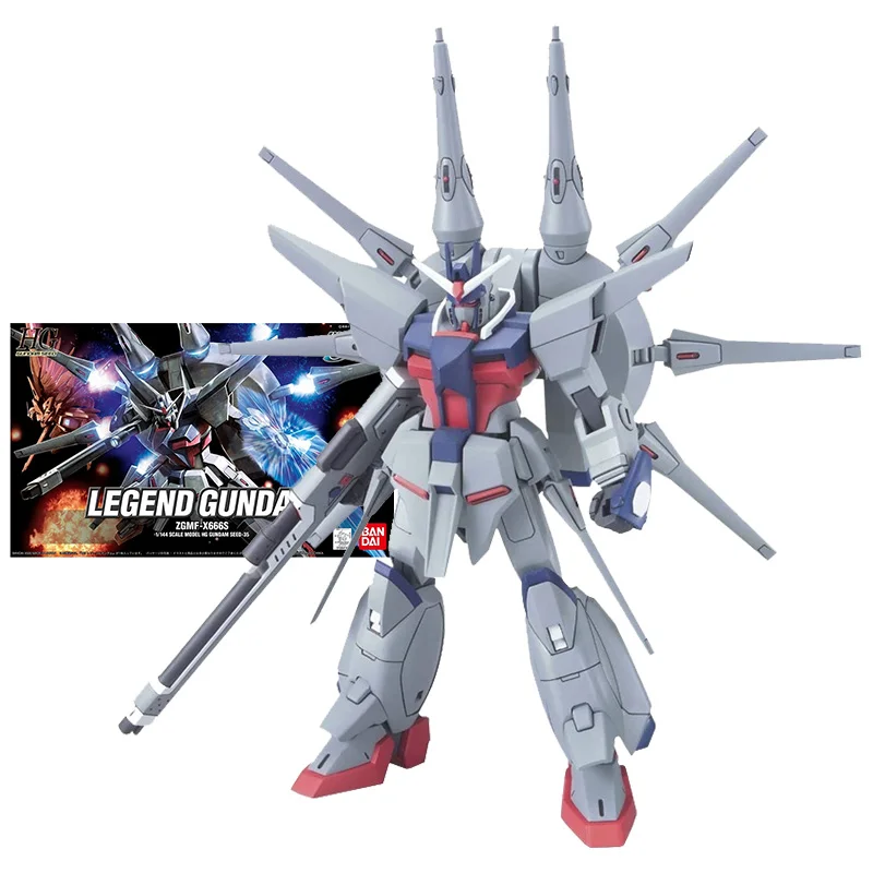Набор моделей Bandai Gundam аниме фигурка HG Seed 1/144 ZGMF-X666S Подлинная гунпла игрушки