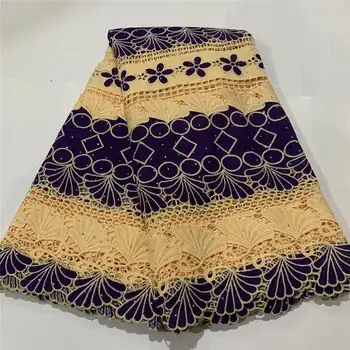 

2020 New Design Swiss Tulle Embroidered Net Lace Africa French Lace Fabric High Quality Nigerian French Lace Fabric for dress