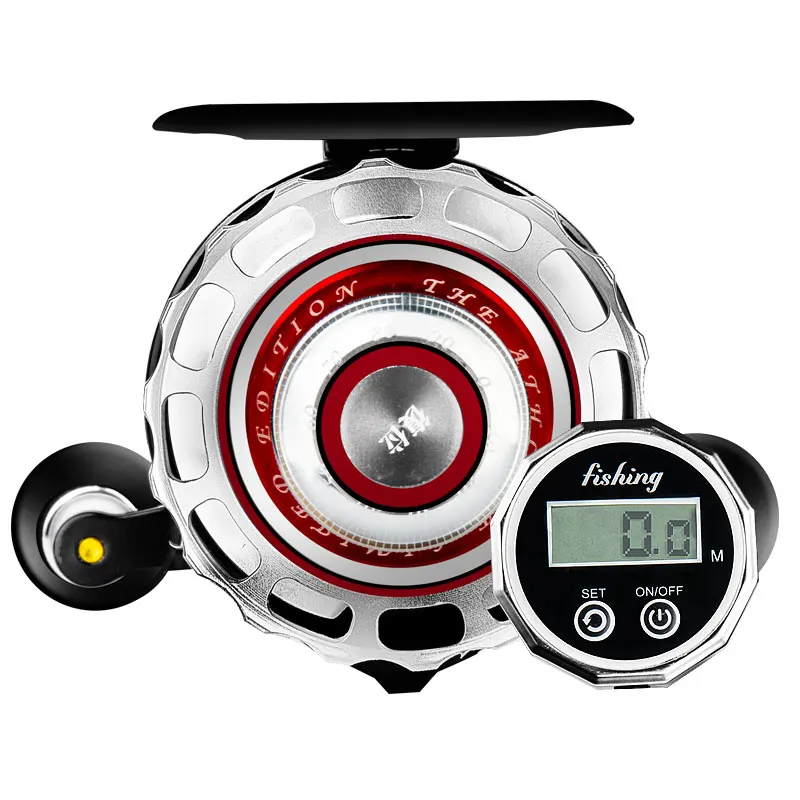  Fish Line Reel 9BB Raft Wheels Ocean Boat Fishing Vessel With Line Counter 4.3:1 High Speed Carreti