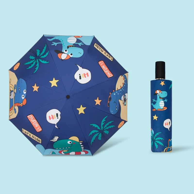 Cute Cartoon Unicorn Folding Umbrella