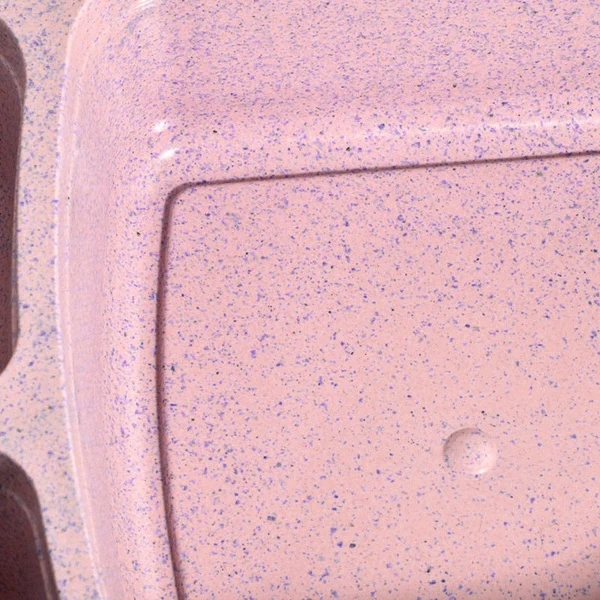 Практичный 2 шт натуральный материал для ланча бэнто коробка еда с подогревом термос контейнер кухонные обеденные инструменты-синий и розовый