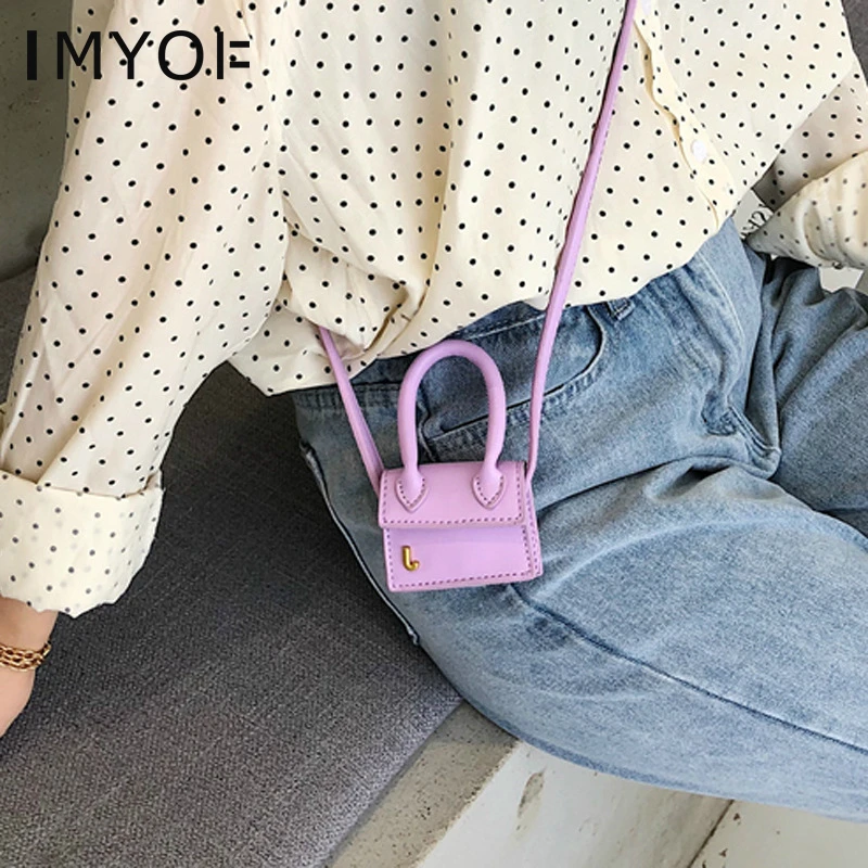Новая мини сумка женская через плечо из искусственной кожи с ручкой сверху