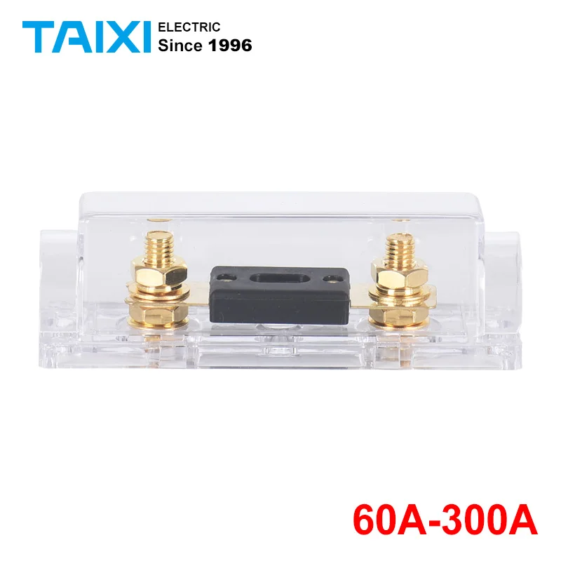 

Automotive power supply blade type 60A-300A, power amplifier fuse seat, safety box, audio fuse, automobile fuse