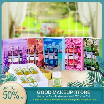 

6PCS/set Massage Aroma Rose Lavender Essential Oils for Aromatherapy Massage Fragrance Lemon Ocean Oil Indoor Aromatic