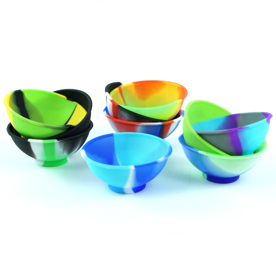 

100pcs Mini salad Silicone Bowl set For Sugar Butter Cream Dressing Mayonnaise Salad Dinnerware Set Kitchen Tools Accessories