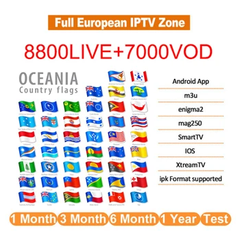 

IPTV Subscription Guam NewCaledonia French Polynesia PitcairnIsland Wallis/Futuna For Smart TV Box PC Phone Enigma2 M3U Mag