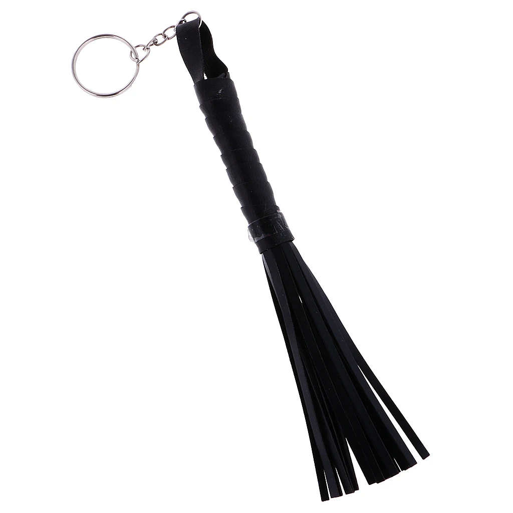 

Adult Faux Leather Whip Keyring Keychain Hen Night Bachelor Party Gay Gift Favor 22cm