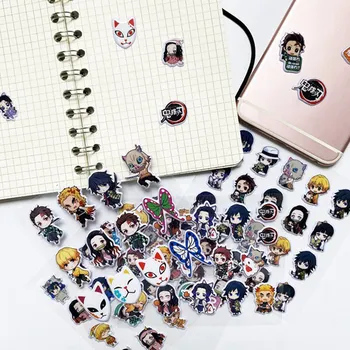

1 Pc Anime Demon Slayer Kimetsu No Yaiba Kamado Tanjirou Cute 3D Bubble Stickers Notebook Diary DIY Decor Stationery Kids Gift