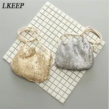 Детский мини-клатч, корона с блестками, сумка через плечо для детей, девочек, кошелек, сумки, детская дорожная сумка-мессенджер, сумка на плечо