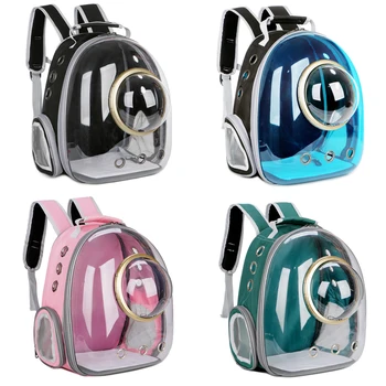 

Astronaut Window Bubble Carrying Travel Bag Breathable Space Capsule Transparent Pet Carrier Bag Dog Cat backpack