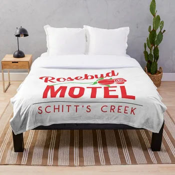 

Rosebud Motel Throw Blanket Soft Sherpa Blanket Bed Sheet Single Knee Blanket Office Nap Blanket
