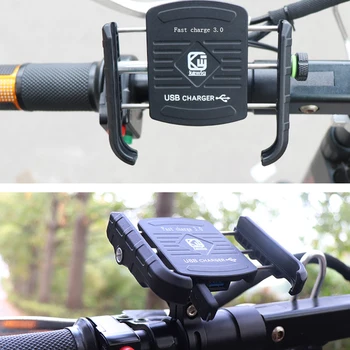 

Motorcycle Car Phone Holder with Fast Wireless Charging Bracket Mount Stand for iPhone Xs MAX XR X 8 Samsung Waterproof Stand