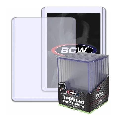 10PCS/Pack 260PT BCW Card Clips Card Protector Card Holder Card Sleeves for Football Basketball Star Cards