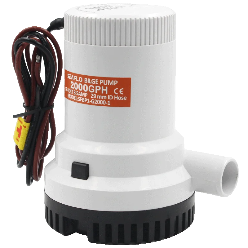 

Погружной насос постоянного тока для яхт, 1500-2000GPH