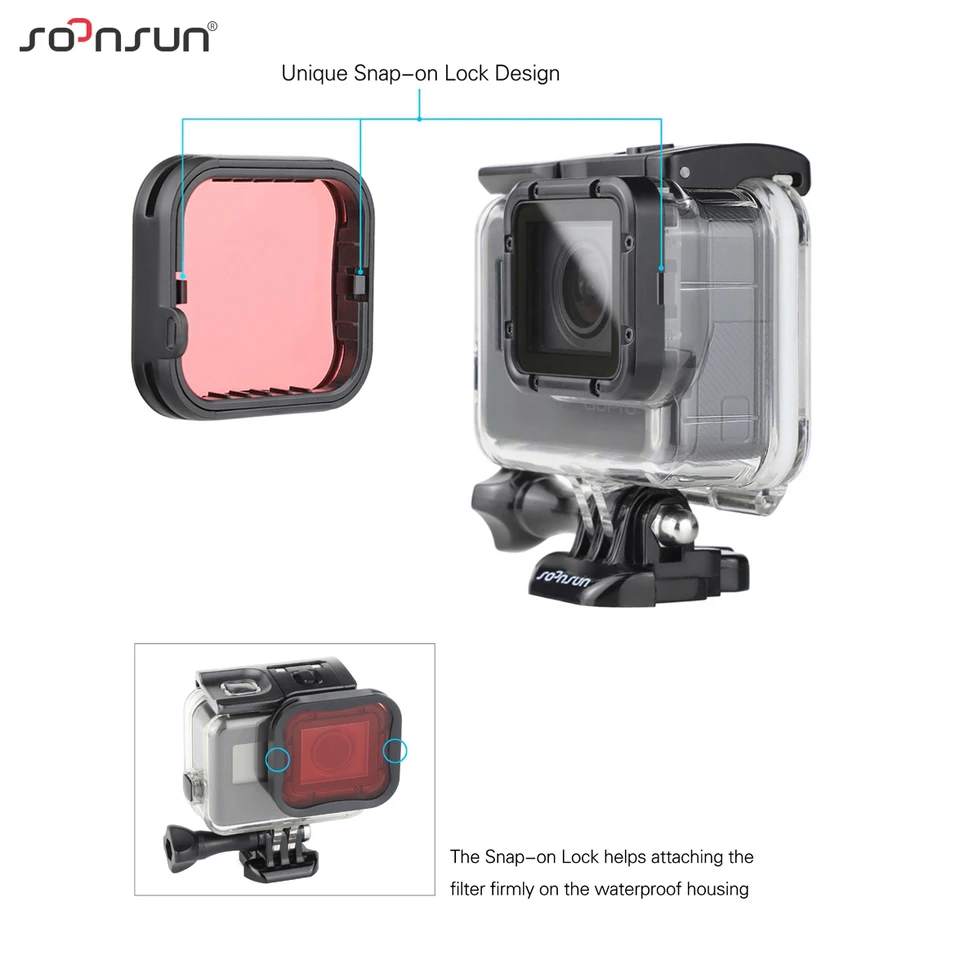Fotocamera subacquea da 9 per la pesca - videocamera girevole