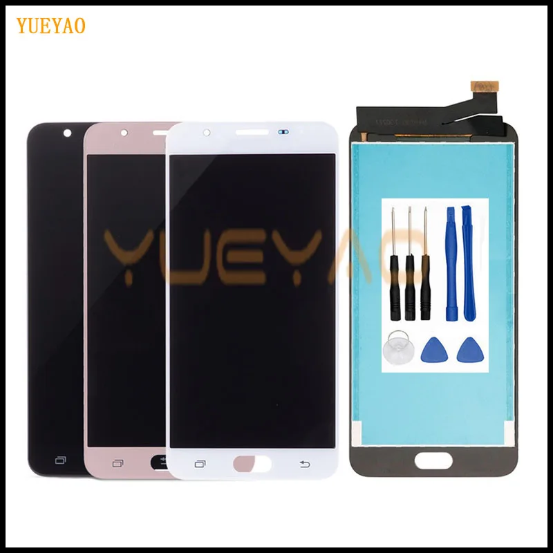ЖК-экран 5 дюйма для SAMSUNG GALAXY J7 Prime G610 G610F G610M сменный дигитайзер сенсорного экрана |